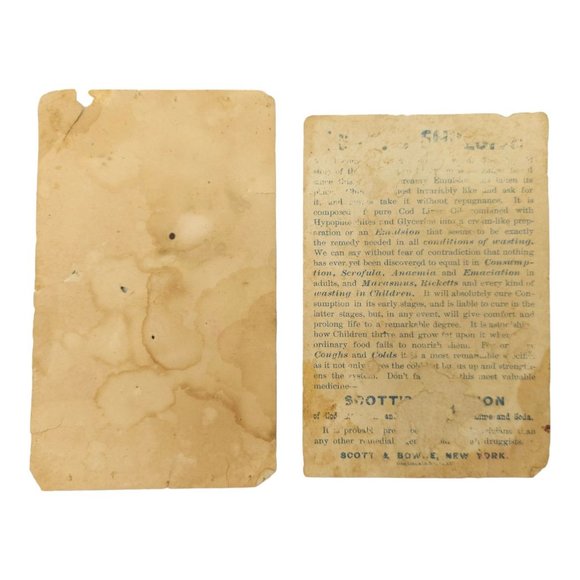 Victorian Trade Card Advertisement Standard Screw Fastened Shoes Scotts Emulsion - Picture 2 of 8